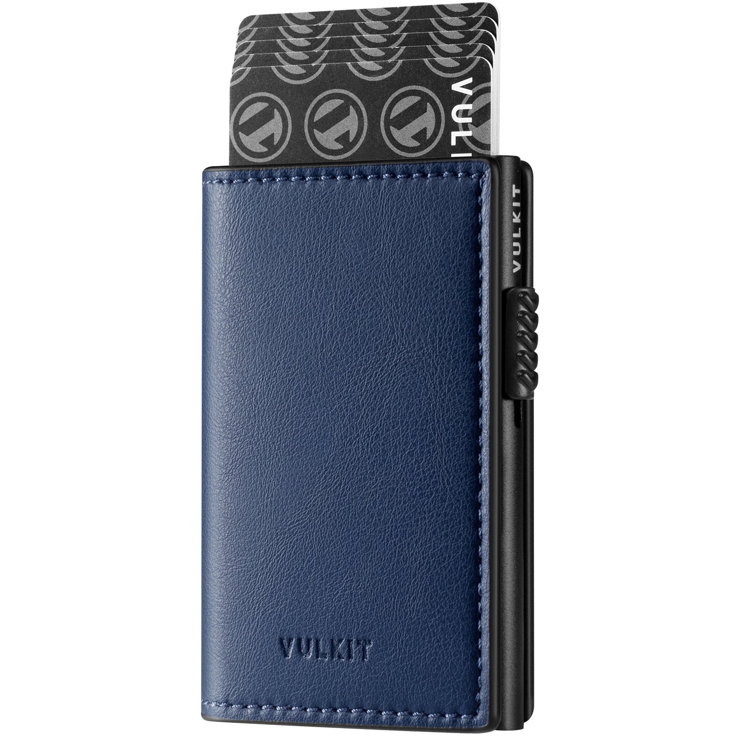 VC305 Side Slider Mechanism with Back Slot Wallet - Slim RFID Blocking Card Holder for Men & Women - Perfect for Travel, Business Cards, and Everyday Use
