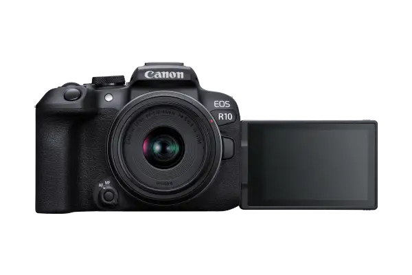 Canon EOS R10 Mirrorless Camera with RF-S 18-45mm F4.5-6.3 IS STM Lens Kit | 24.2MP APS-C Sensor, 4K Video, Dual Pixel AF | Perfect for Vlogging, Travel & Portrait Photography