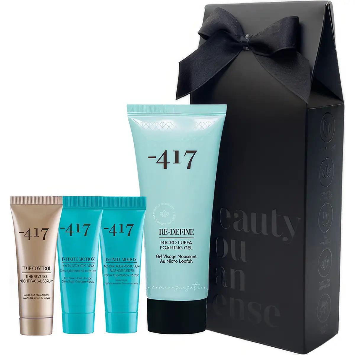 Minus 417 Dead Sea Facial Beauty Travel Kit - Hydrating Skincare Set with Natural Minerals for Glowing Skin | Perfect for On-the-Go & Travel Skincare Routine