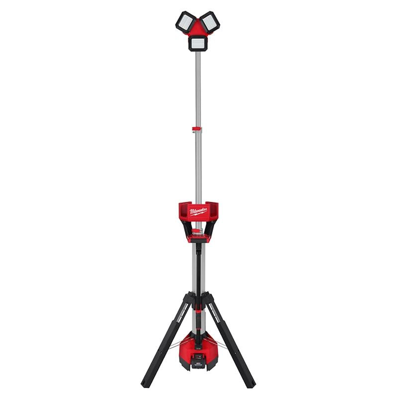 M18 18V Lithium-Ion Cordless ROCKET Tower Light & Charger Kit (2136-21) - Perfect for Construction Sites, Emergency Lighting, and Outdoor Work Areas