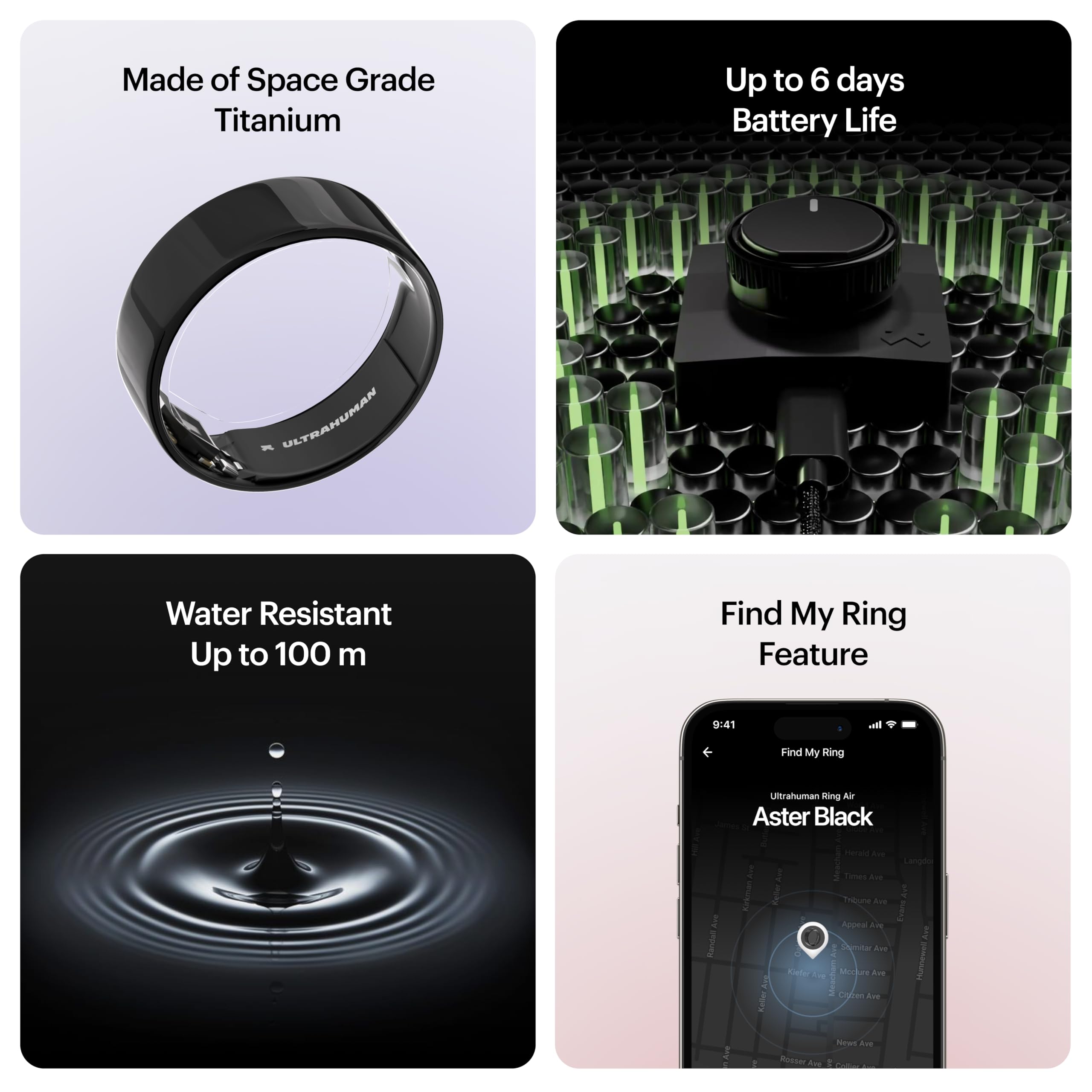 ULTRAHUMAN Ring AIR - Smart Sleep & Fitness Tracker for Women & Men | FSA-Approved Wearable for Health Monitoring