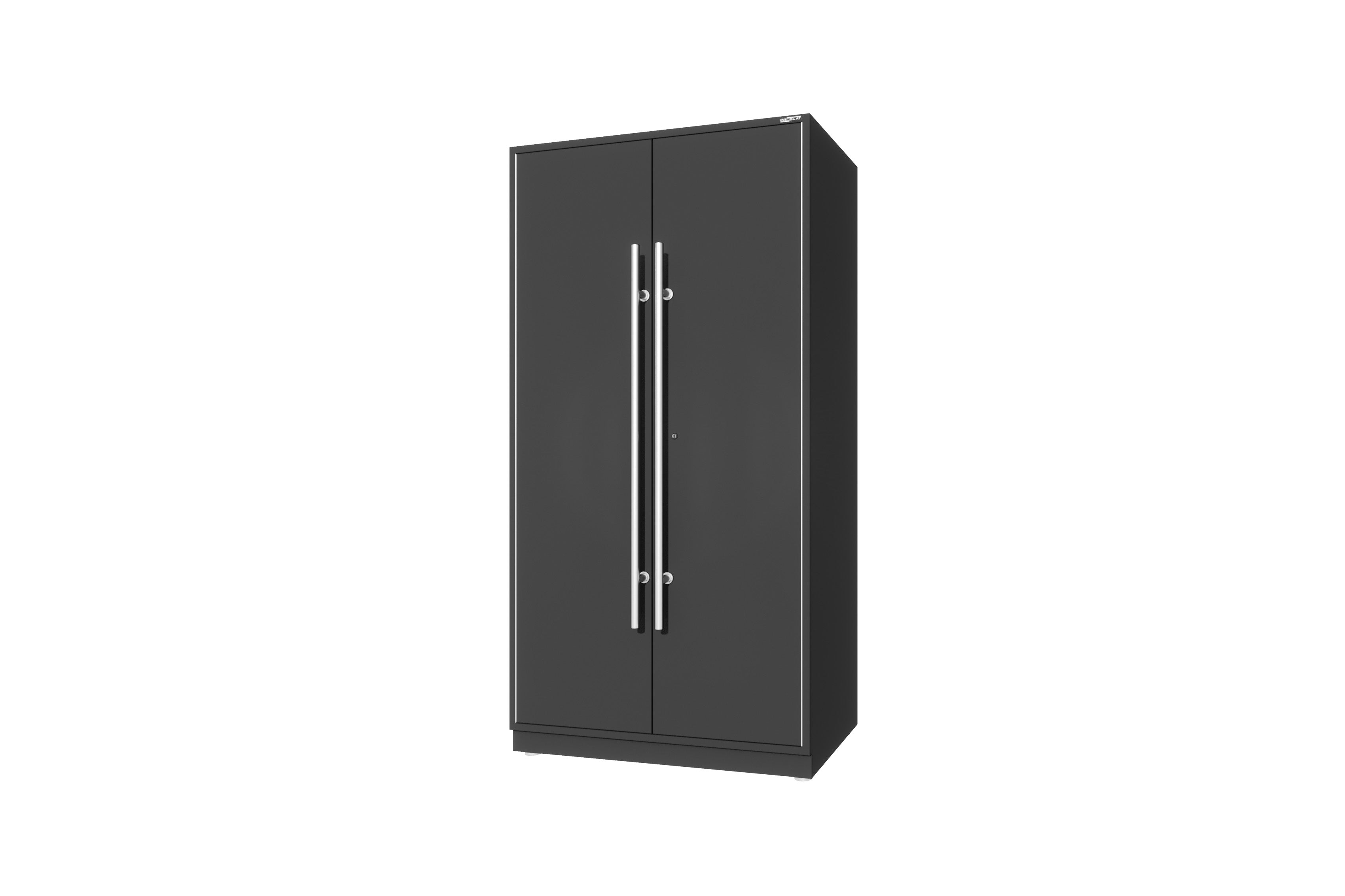 ProSlat LUX Locker Cabinet - 40 Inch Wide Metal Storage Organizer for Garage, Office & Workshop | Heavy Duty Wall Mounted Shelving Unit