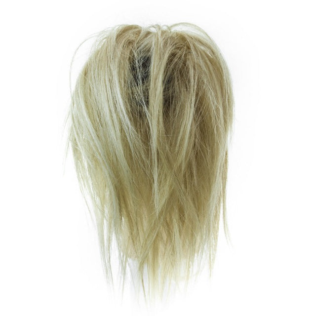 100% Human Hair Scrunchie - Soft & Durable Hair Tie for Women & Girls - Perfect for Workouts, Yoga, and Everyday Styling