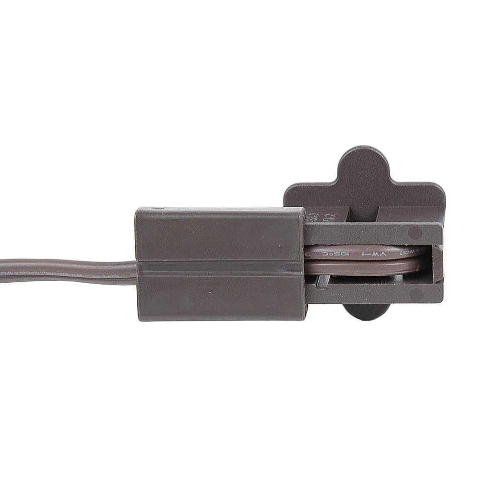 Novelty Lights SPT1 Female Vampire Plugs (25 Pack) - Brown Indoor/Outdoor Christmas Light Connectors, 8 Amp Rating, Easy Slide-On Back for Holiday Decorations, Tree Lighting & Yard Displays