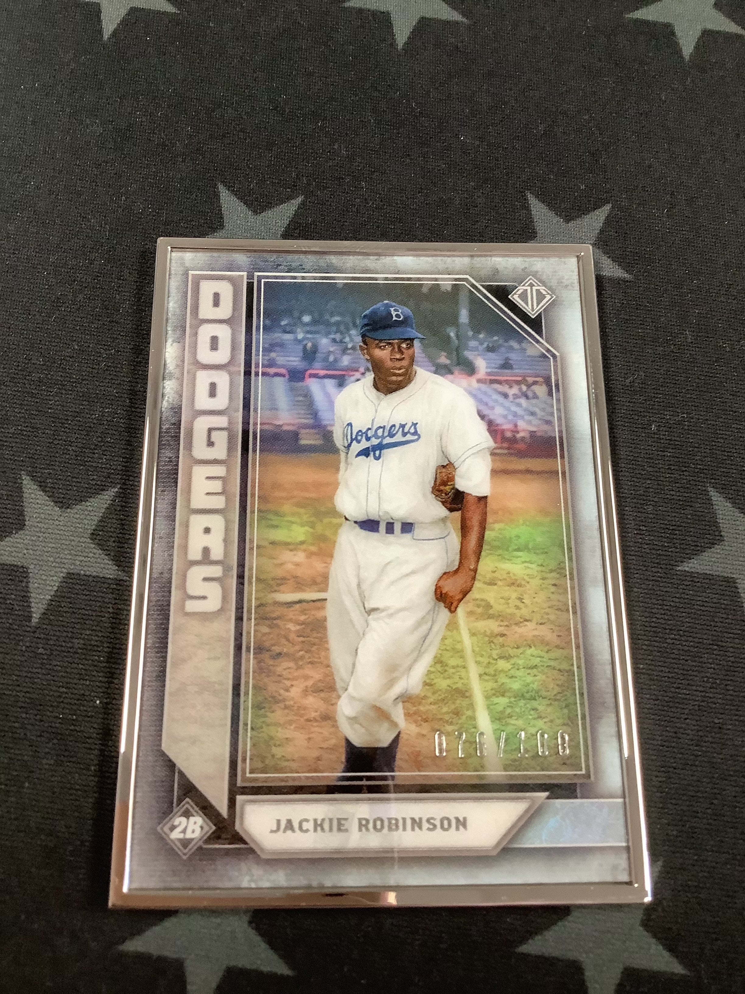 2019 Jackie Robinson Transcendent Collection Baseball Card #48/100 - Rare Limited Edition for Collectors & Baseball Fans - Perfect for Display, Gifts & Memorabilia