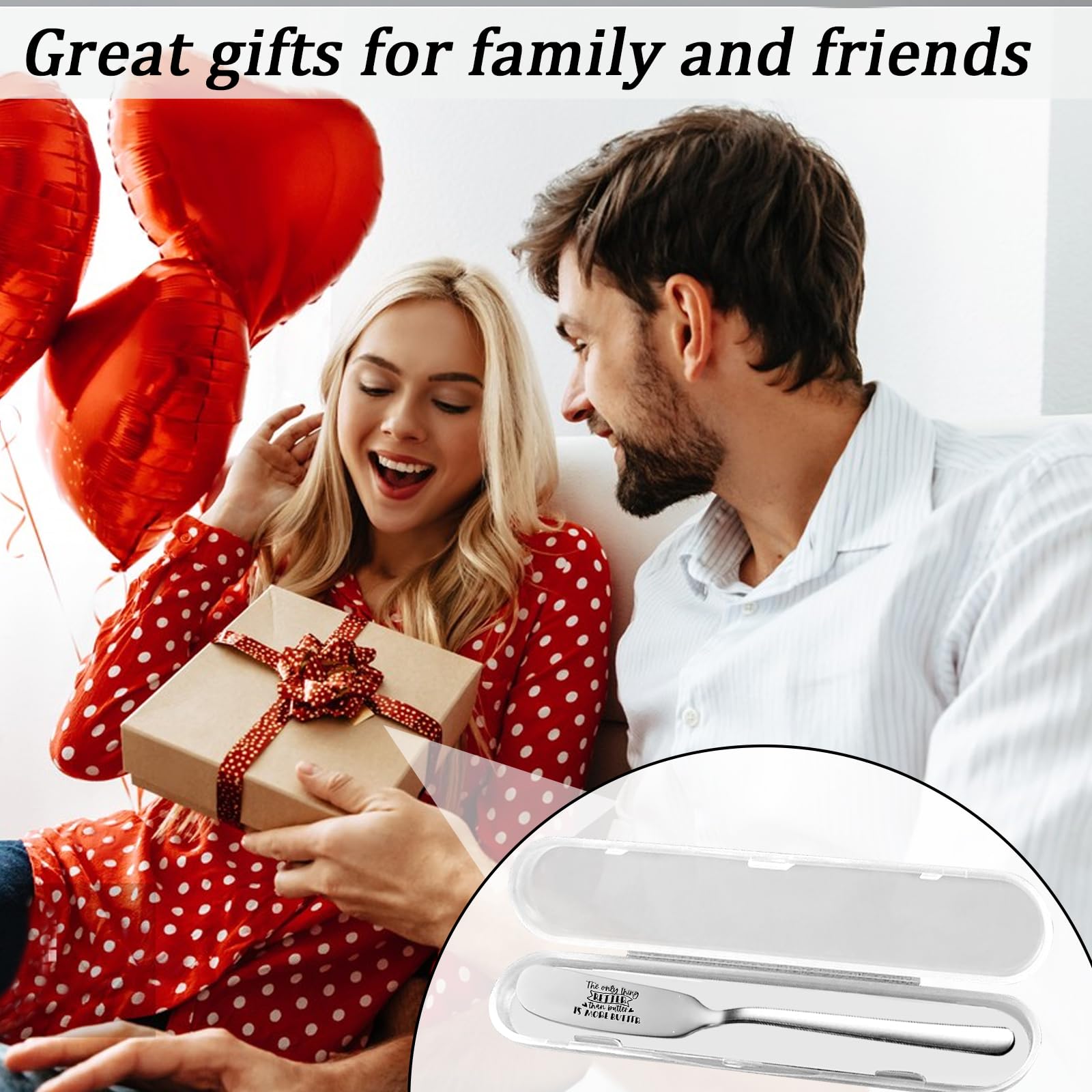 Odoor Fun Personalized Engraved Peanut Butter Spreader Knife - Unique Gift for Toast & Bread Lovers - Perfect for Breakfast, Snacks & Kitchen Use