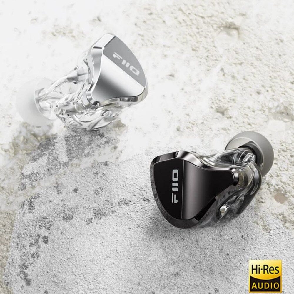 FiiO JadeAudio JH5 Hybrid HiFi In-Ear Earphones with 1DD+4BA Drivers - Perfect for Audiophiles, Music Lovers & Studio Monitoring