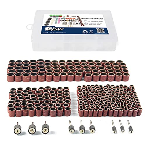 338 PCS Sanding Drum Kit for Nails - Professional Nail Drill Bits & Polishing Accessories Set for Rotary Tools - Perfect for Manicure, Pedicure & Nail Art at Home or Salon