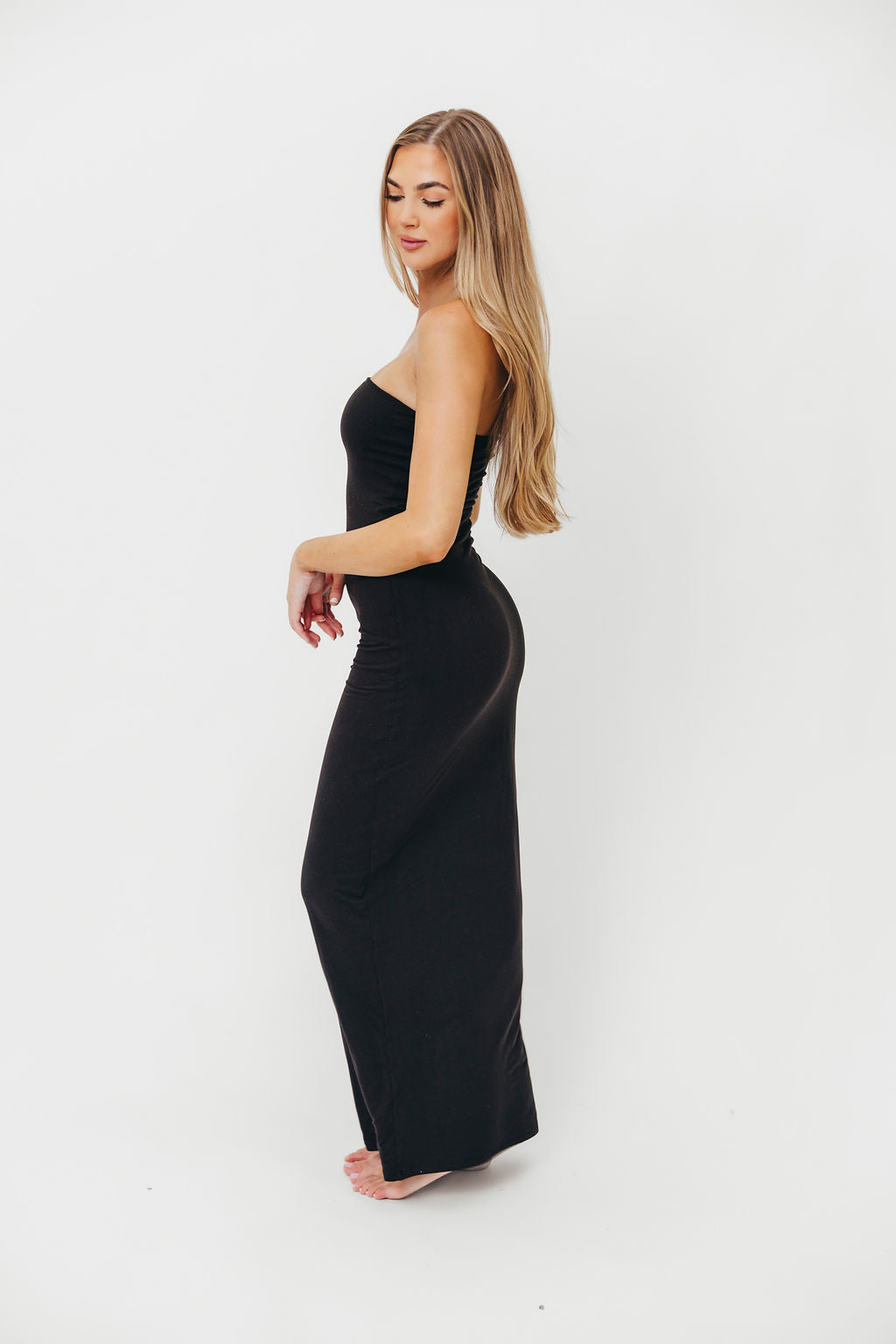 PRE ORDER - Jade Butter Soft Double Lined Maxi Dress in Black | Arrives by June 28 | Perfect for Summer Vacations, Beach Weddings & Casual Outings