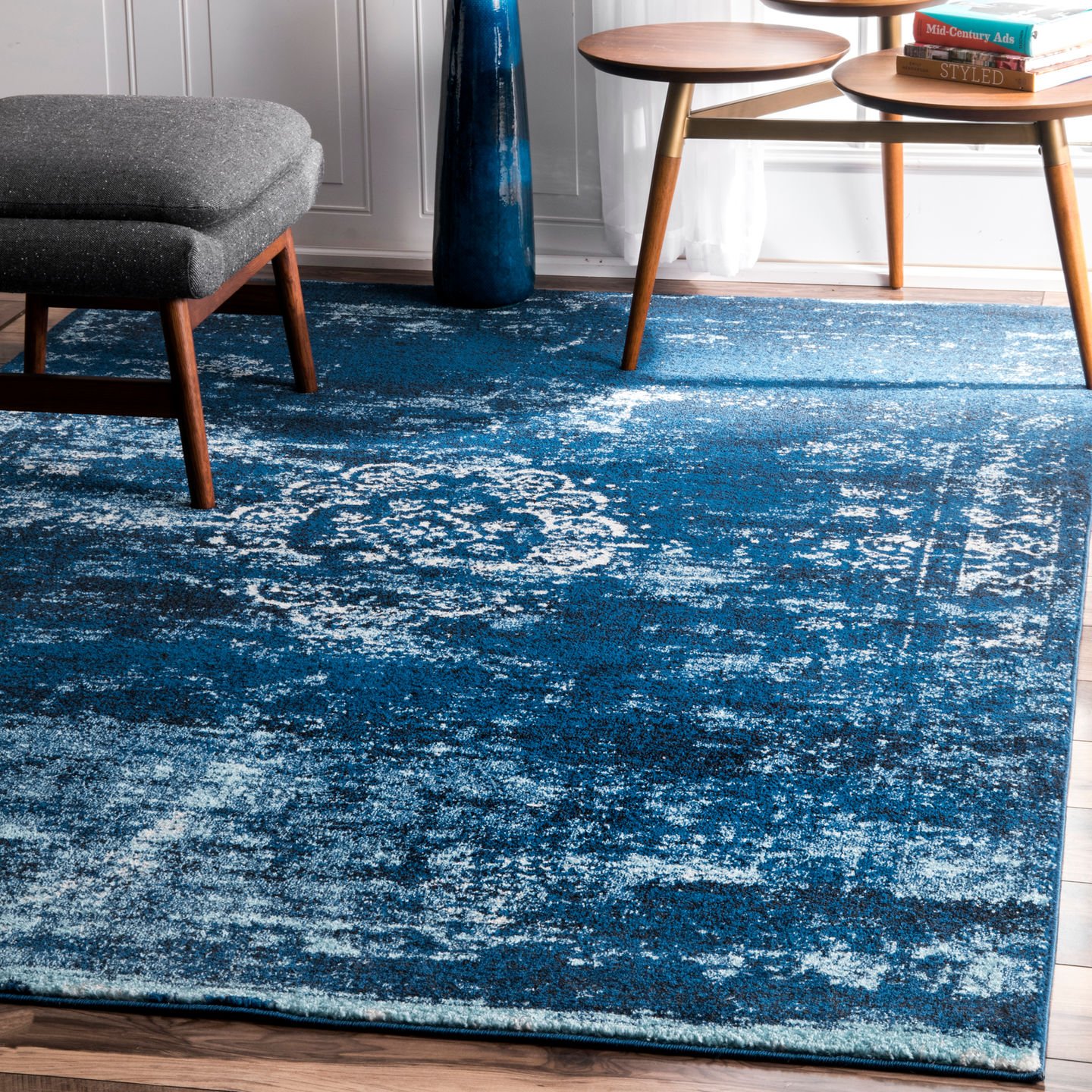 NuLOOM Tanja Overdyed Medallion Area Rug 5' x 7' 5