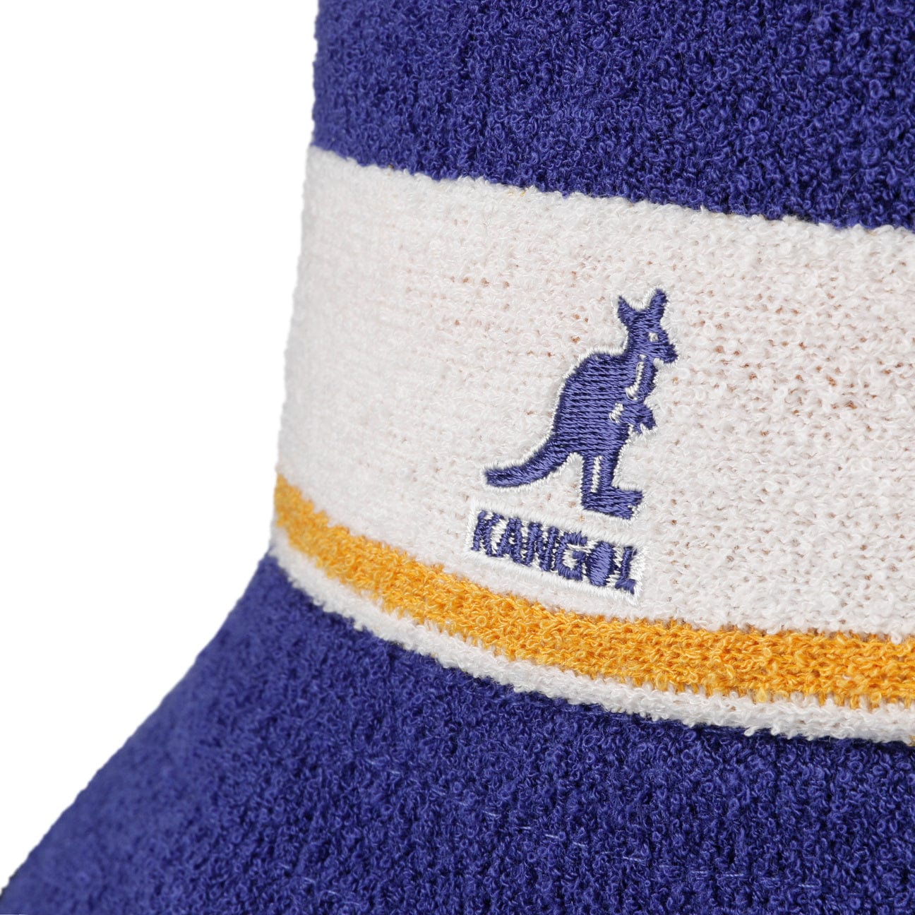 Kangol Bermuda Stripe Bucket Hat for Men & Women - Summer Sun Protection, Beach & Outdoor Activities