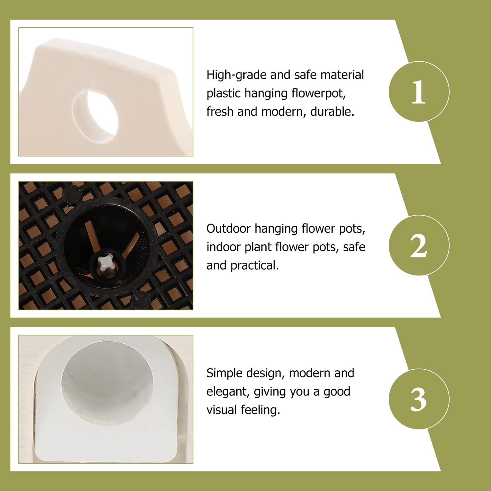 Rustic Wall Hanging Flower Pot - Small Indoor/Outdoor Planter for Plants, Orchids & Succulents | Balcony Decor, Wall Pocket Vase, Cylinder Container for Home & Garden Decor