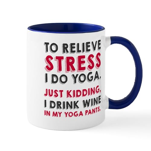 White/Navy Inside - Drink Wine In Mug