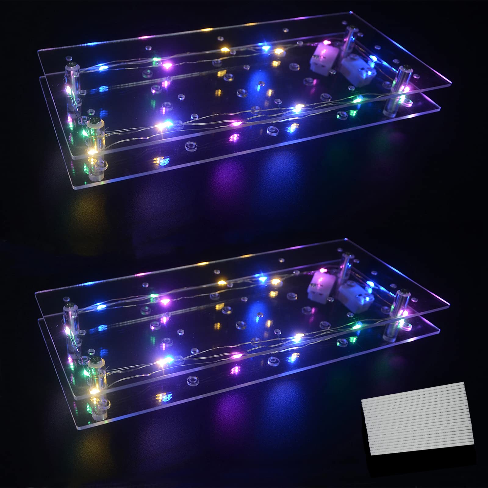 2Pcs Clear Acrylic Cake Pop Stand - 25 Hole Lollipop Display Stand for Wedding, Birthday Party, Halloween & Christmas Candy Decorations | Perfect for Dessert Tables, Buffet Displays & Sweet Treat Presentations