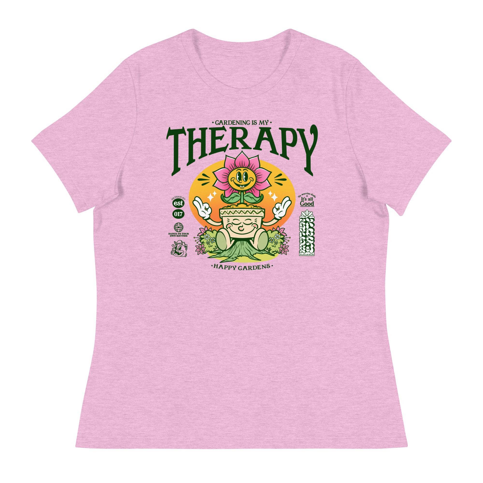 Gardening is My Therapy T-Shirt - Comfortable Cotton Tee for Garden Lovers - Perfect for Outdoor Activities, Gardening, and Casual Wear