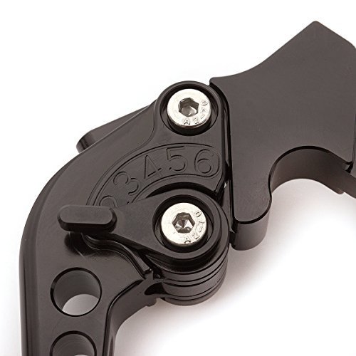 FXCNC CNC Machined Aluminum Adjustable Brake & Clutch Levers for Yamaha YZF-R1/R1S/R1M (2015-2020) - Short Style, Ergonomic Design for Enhanced Motorcycle Control & Comfort - Perfect for Racing, Touring & Daily Commuting