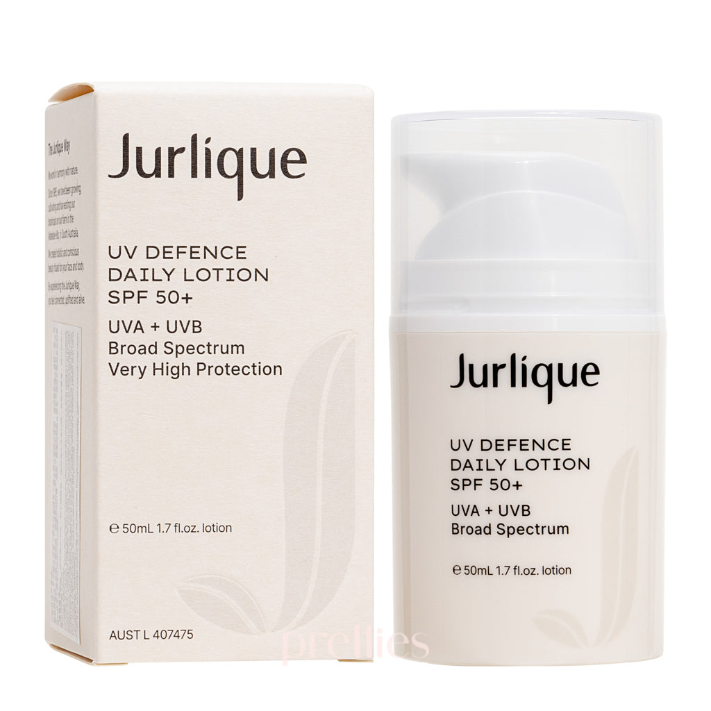 Jurlique UV Defence Lotion SPF50 PA++++ 50ml | Broad Spectrum Sunscreen for Face & Body | Daily Moisturizer with Natural Ingredients | Perfect for Outdoor Activities & Beach Days