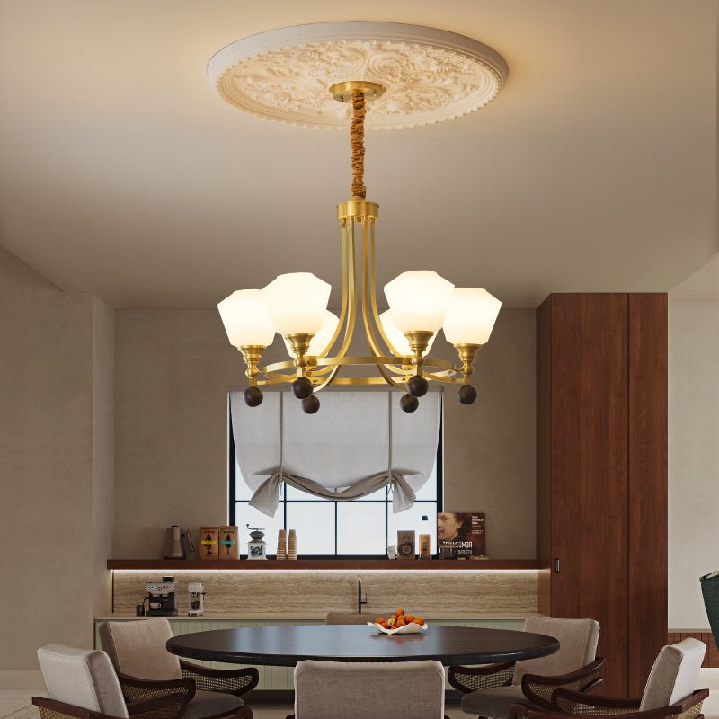 Bravado Chandelier - Elegant Crystal Ceiling Light Fixture for Dining Room, Living Room & Bedroom | Modern Home Decor Lighting