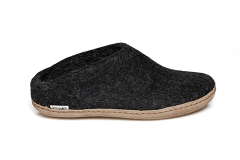 Glerups Wool Felt Slip-On Slippers for Men & Women - Comfortable Indoor/Outdoor House Shoes for Cozy Home & Office Wear