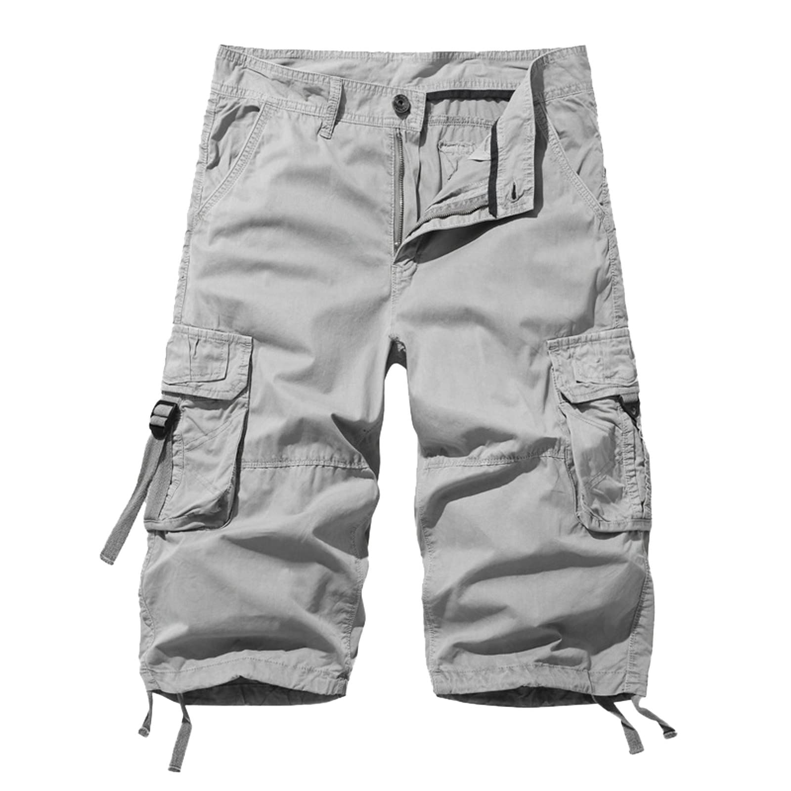 LindoMaker Men's Cargo Shorts - Gym Fitness Bermuda Shorts for Workout, Running & Travel - Comfortable Plus Size Athletic Shorts - Perfect for Outdoor Activities, Hiking & Casual Wear