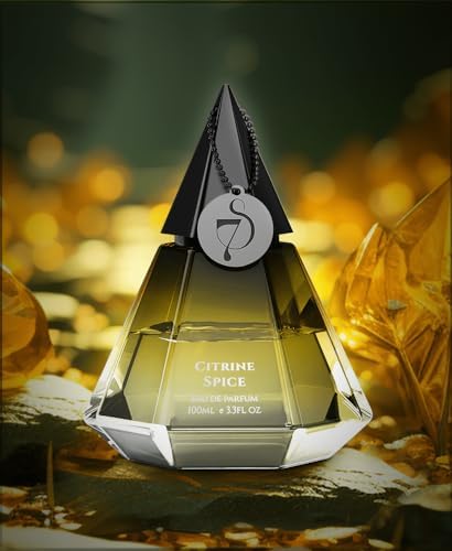Prime Craft Perfume - 100ml Citrine Spice Unisex Eau De Parfum | Exotic Luxury Fragrance for Men & Women | Perfect for Date Night, Office & Special Occasions