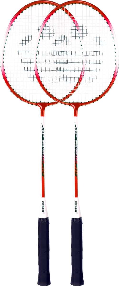 Premium COSCO CB 86 Badminton Rackets Set (2 Prestrung Rackets) - Professional Quality Made in India - Perfect for Indoor/Outdoor Play, Training & Competitive Matches