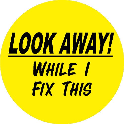 Funny Hard Hat Stickers (3-Pack) by StickerDad® - for Helmets, Laptops & Lockers
