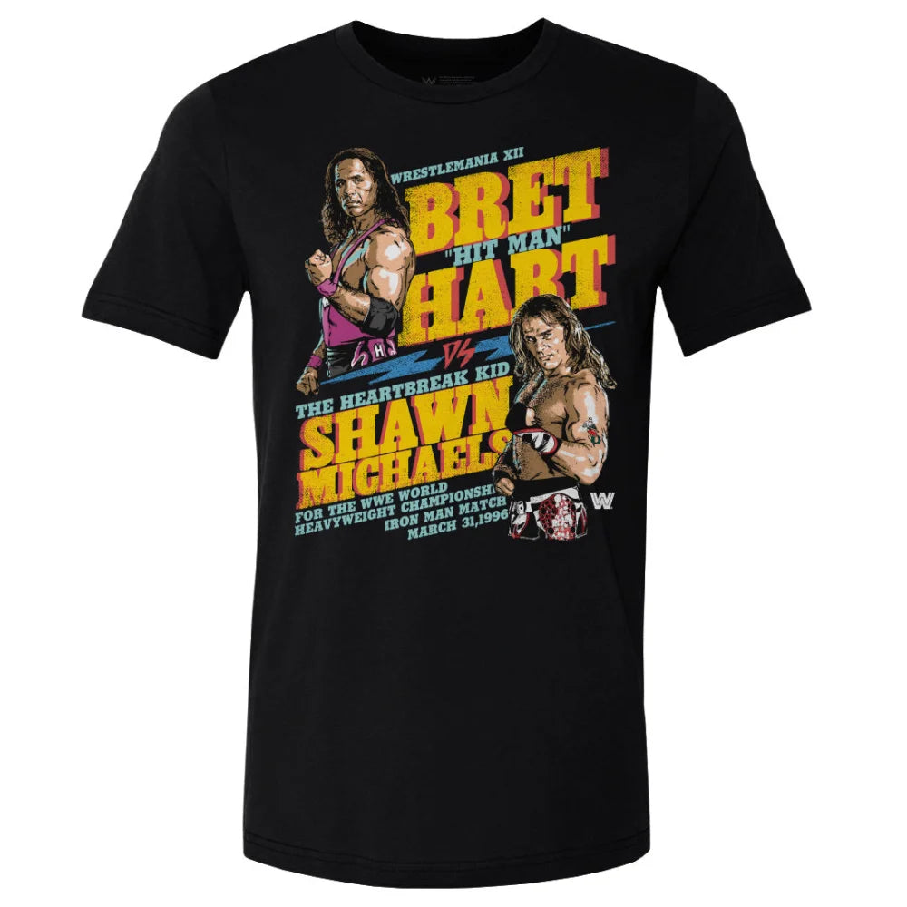 Bret Hart vs Shawn Michaels WrestleMania XII Wrestling Action Figure - Collectible WWE Toy for Fans & Display - Perfect for Wrestling Memorabilia Collections and Play Battles
