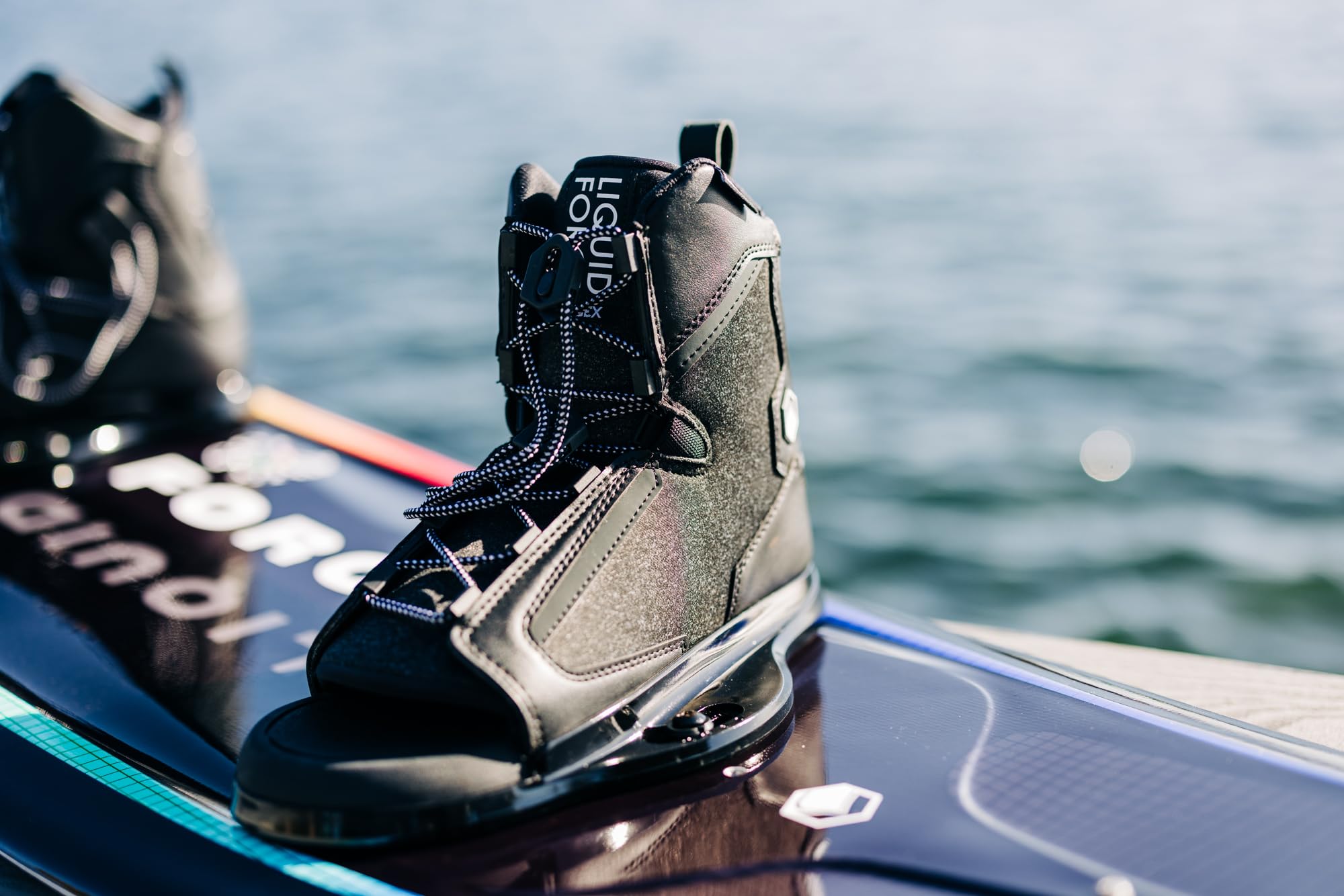 Liquid Force 2025 Index Wakeboard Bindings - Premium Adjustable Wakeboarding Boots for Men & Women - Perfect for Boat & Cable Park Riding