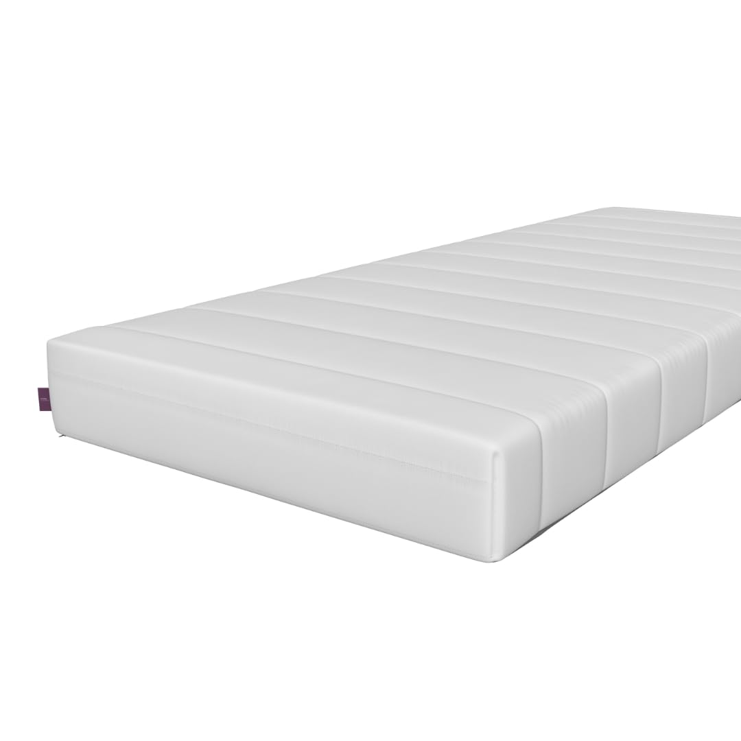 Emma Essentials Memory Foam Mattress 140x200 cm, 15 cm Height (H2), Removable Cover - Perfect for Guest Beds, Dorm Rooms & Small Apartments