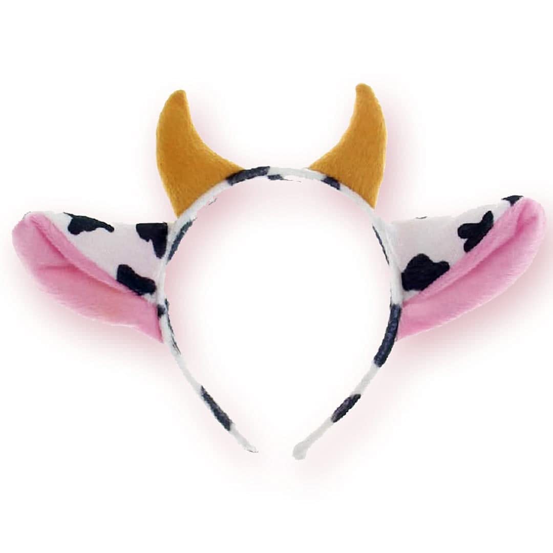 Cow Print Party Headbands - Farm Animal Ears for Baby Showers, Birthday Decorations & Themed Parties | Perfect for Farm-Themed Events, Costumes & Photo Props