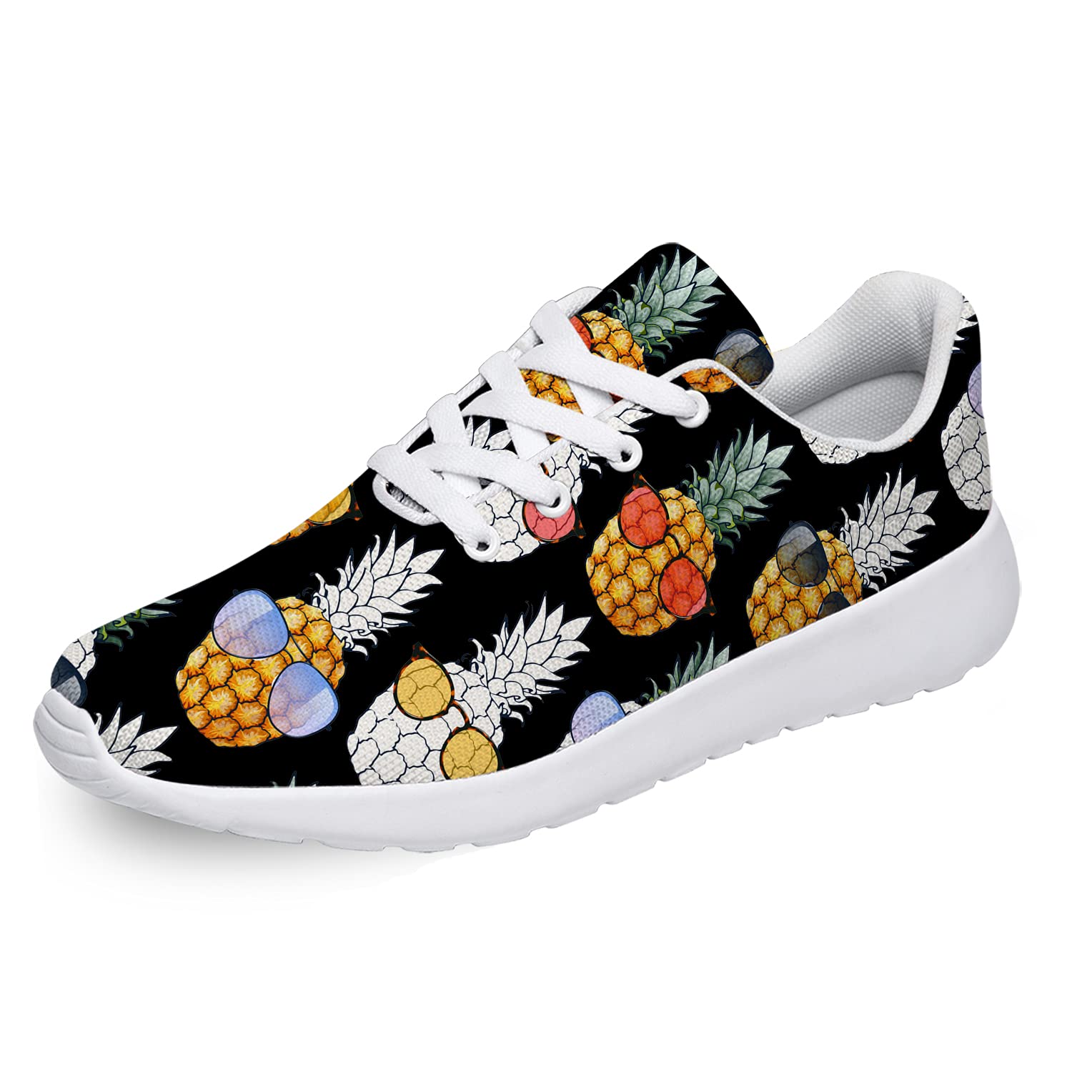 Ciadoon Pineapple Shoes for Men & Women - Lightweight Running Sneakers, Comfortable Athletic Walking Tennis Jogging Shoes - Perfect for Gym, Workout, Travel & Casual Wear