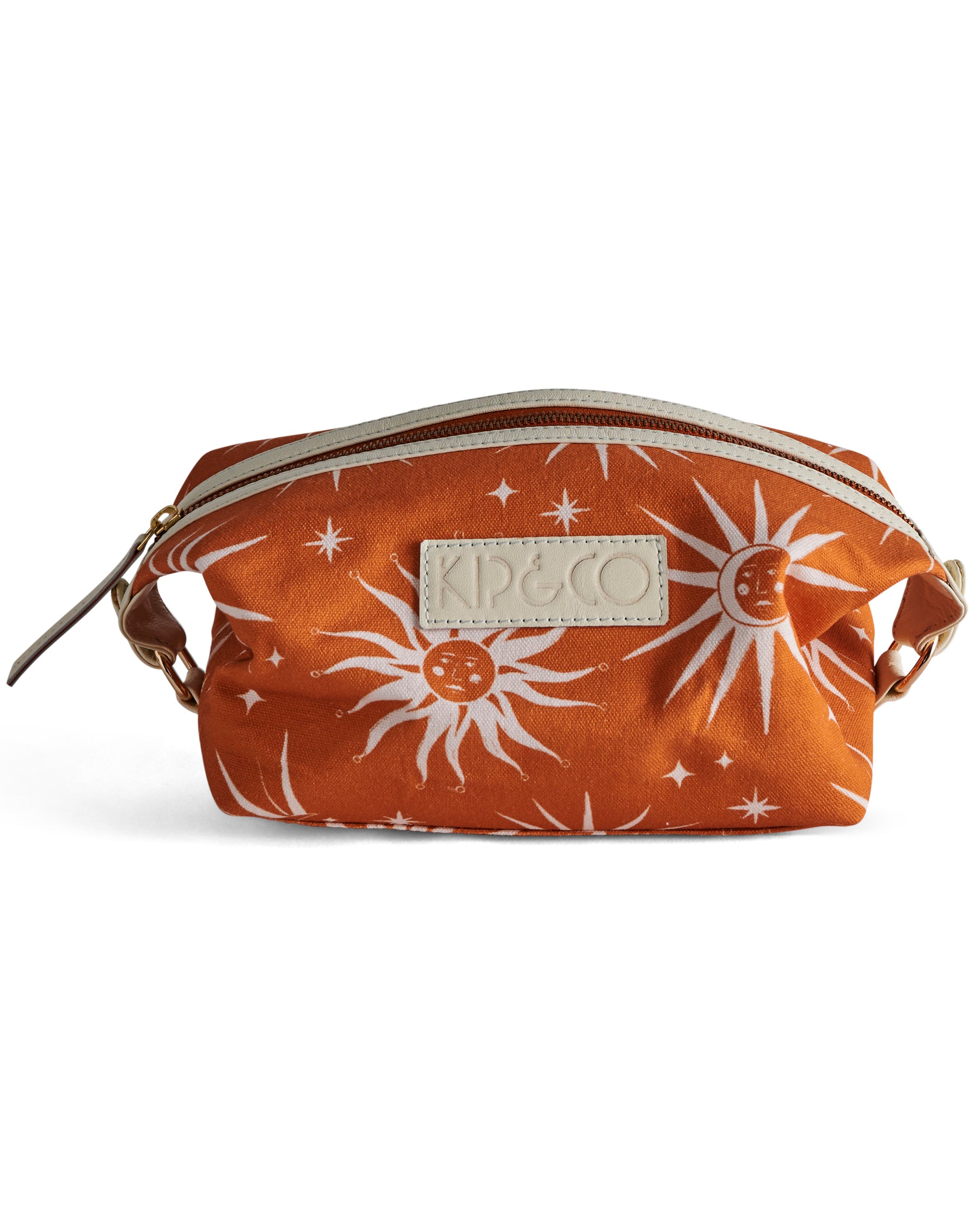 Ray of Light Ochre Toiletry Bag - Waterproof Cosmetic Makeup Travel Organizer for Women & Men | Perfect for Gym, Vacation, Camping & Daily Essentials Storage