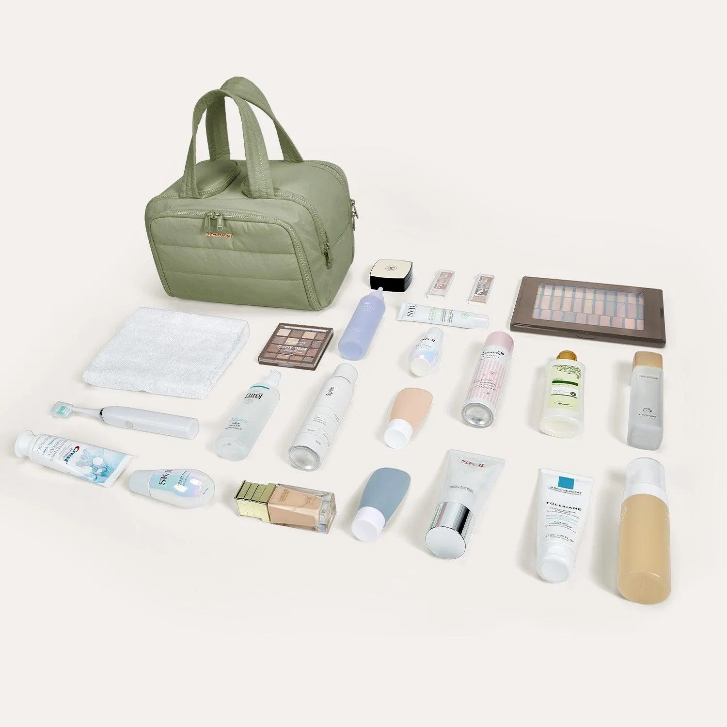 Premium Hanging Toiletry Bag for Travel - Waterproof Cosmetic Organizer with Multiple Pockets - Perfect for Camping, Gym, and Business Trips