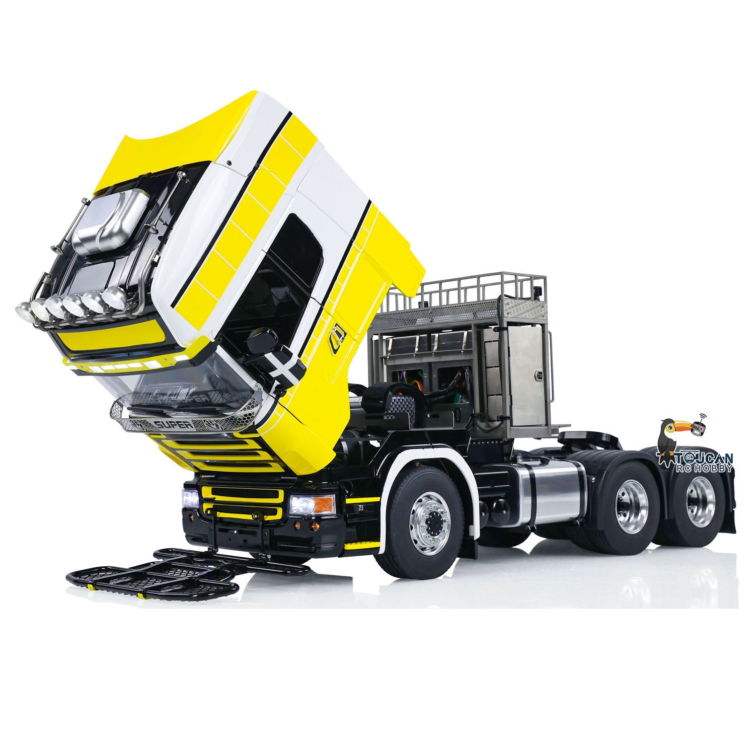 1/14 Scale 6x6 RC Tractor Truck - LESU Metal Chassis G 6181 Remote Control Car with RTR & PNP Options | Off-Road Crawler, Construction Site Toy, Hobby Grade Model for Adults & Kids
