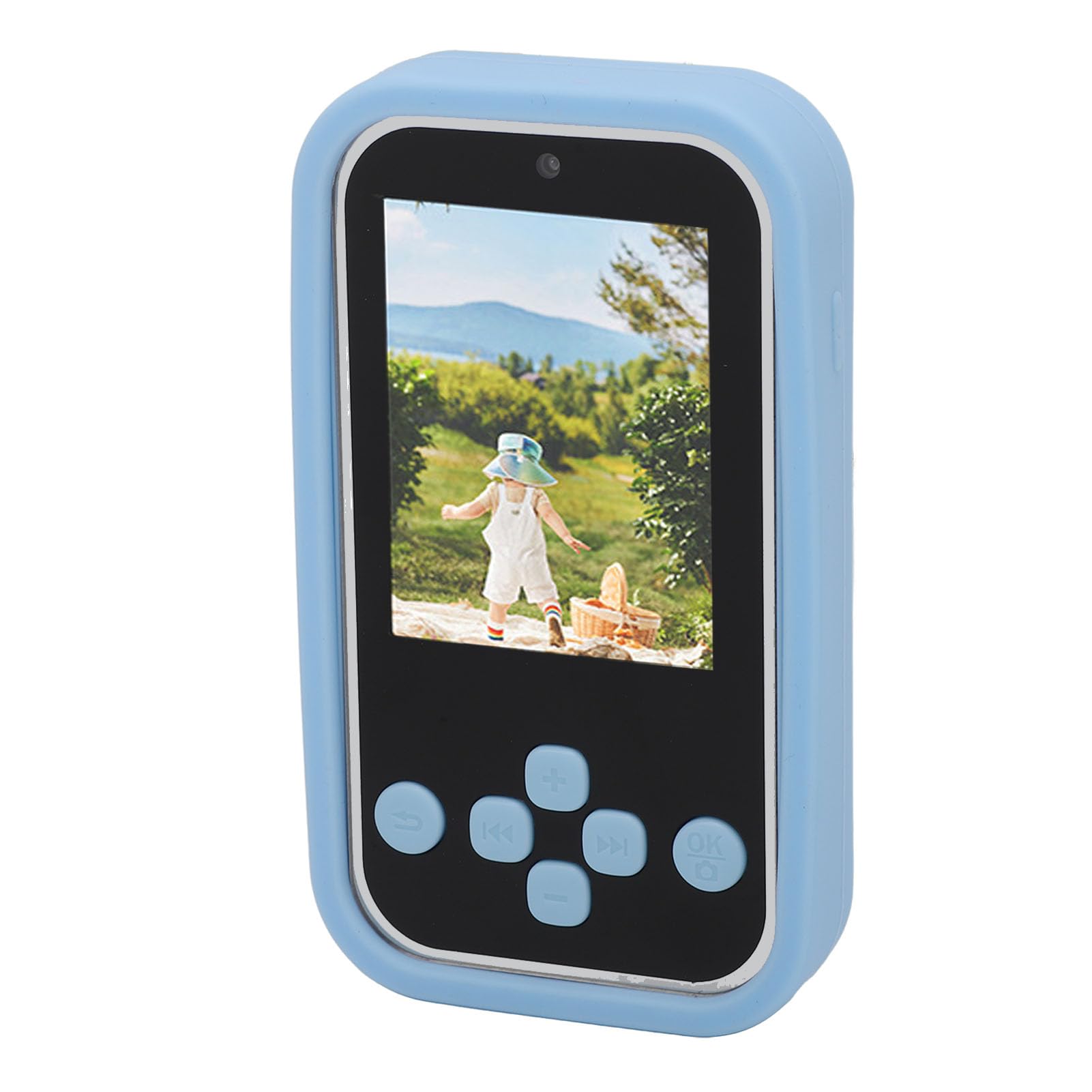 48MP Digital Camera with 1080P Autofocus - 2.4 Inch Touch Screen Vlogging Camera, MP3 Music Player & E-Book Reader (Blue) - Perfect for Travel, YouTube Videos & Everyday Photography