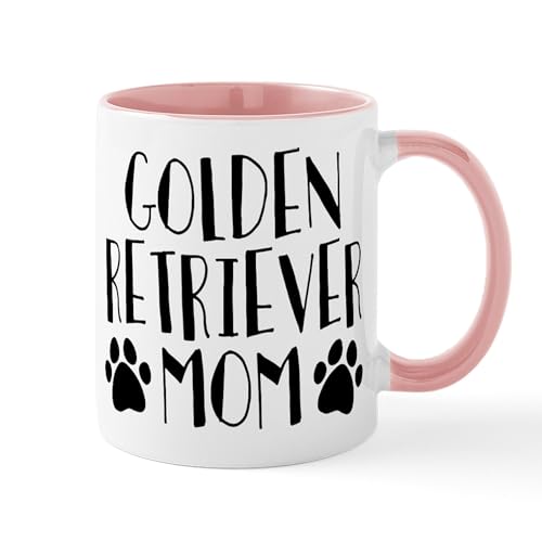 White/Pink Inside - Golden Retriever Mom
