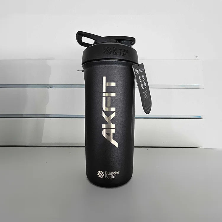 Premium Stainless Steel Blender Bottle - Leak Proof Shaker Cup for Protein Shakes, Smoothies & Meal Replacement - Ideal for Gym, Workout & Travel