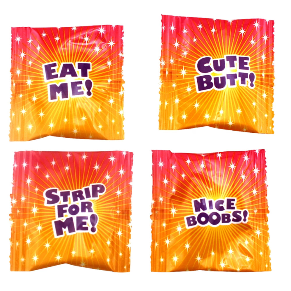 Individually Wrapped Naughty Mints - Fun & Fresh Breath Mints for Parties, Gifts & Office Pranks