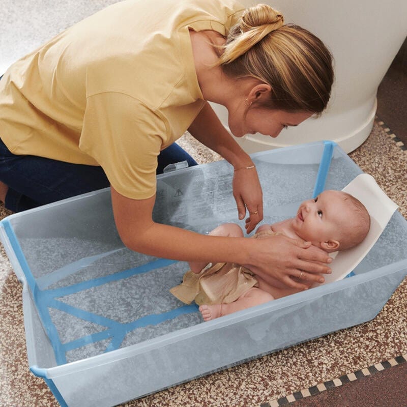 Stokke Flexi Bath X Large - Foldable Baby Bathtub for Newborns & Toddlers - Perfect for Home, Travel & Outdoor Use