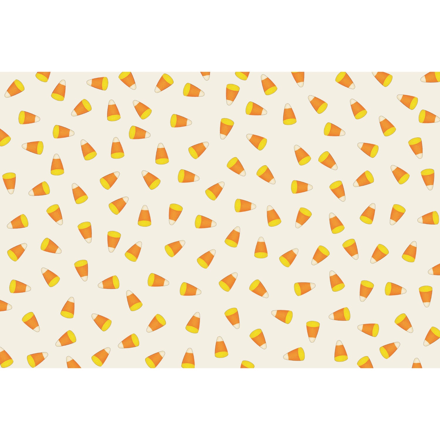 Halloween Candy Corn Placemat - Non-Slip Table Protector for Fall Parties, Thanksgiving & Holiday Decorations - Perfect for Dining, Kitchen & Seasonal Home Decor