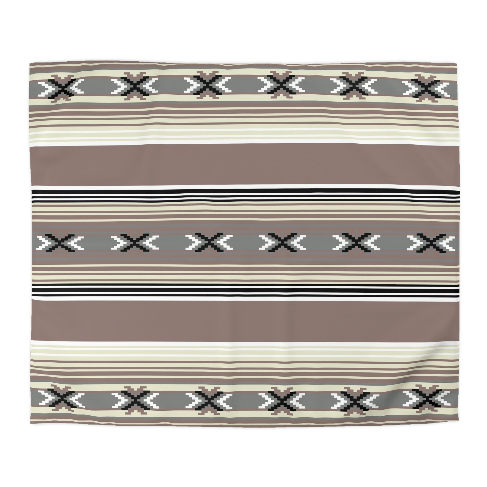 Southwestern Style Microfiber Duvet Cover Set - Soft Polyester Comforter Cover for Twin & Queen Beds - Perfect for Boho Chic Bedroom Decor & Guest Room Makeover