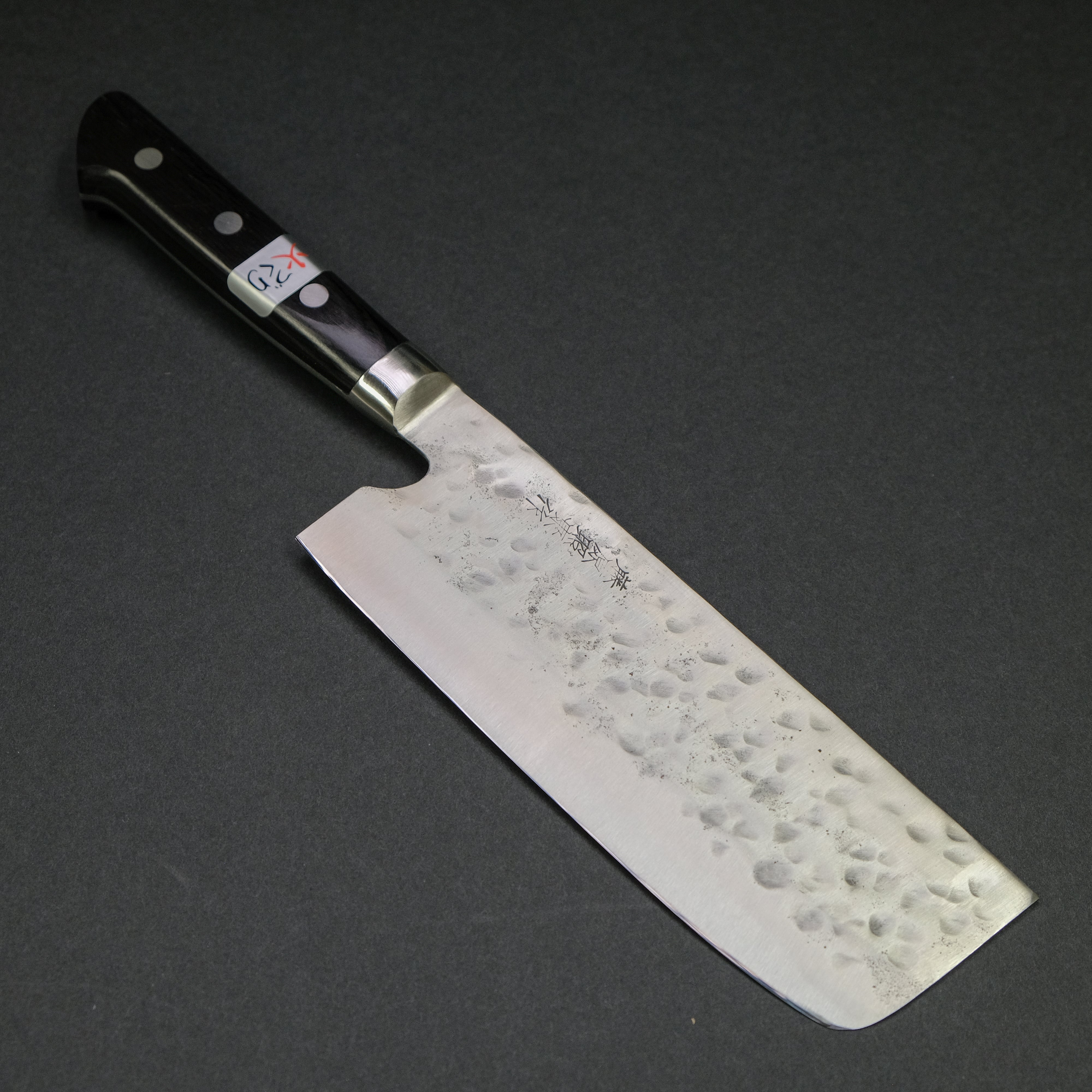 Teruyasu Fujiwara Maboroshi White #1 Nakiri Knife 165mm with Pakkawood Handle - Premium Japanese Kitchen Knife for Slicing Vegetables, Fruits & Herbs