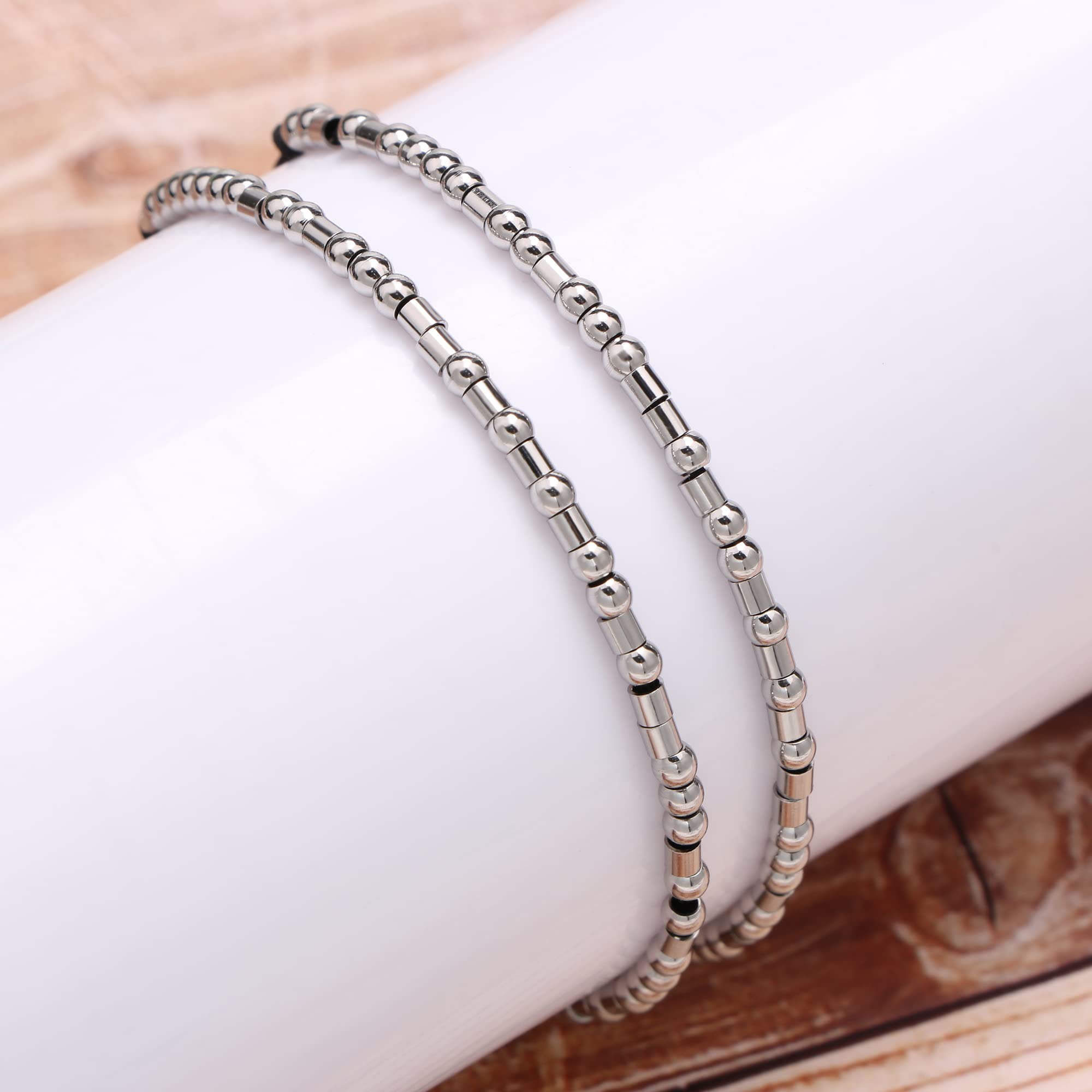 Inspirational Morse Code Bracelet for Women & Men - Adjustable Beaded Wrap Bracelet Jewelry for Birthday, Christmas Gifts (Daughter, Mom, Dad, Sister, Aunt) - Encouragement Gift for Him or Her - Perfect for Daily Wear, Special Occasions & Motivational Gifting