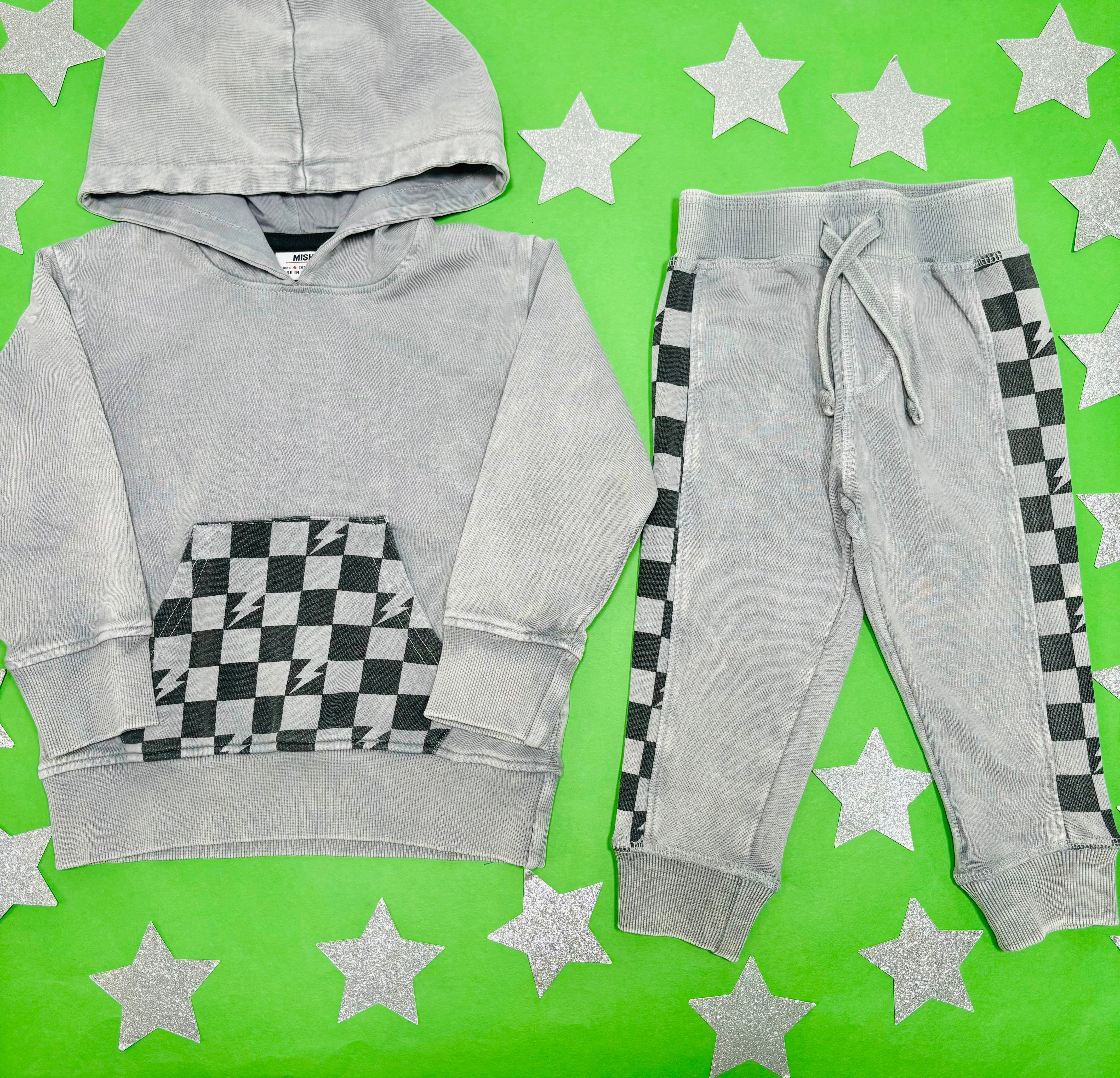 Enzyme Checkered Hoodie - Stylish & Comfortable Men's & Women's Pullover Sweatshirt | Perfect for Casual Wear, Street Fashion & Outdoor Activities