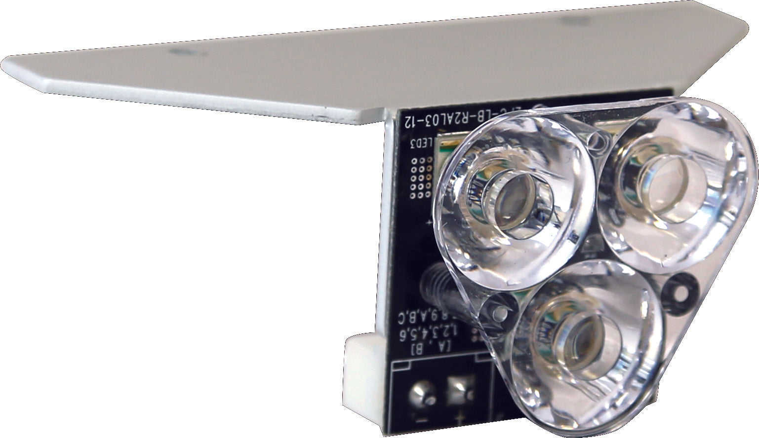 12V DC 3 LED Clear Light for Alley and Pathway - Perfect for Outdoor Walkway, Garden, and Driveway Lighting