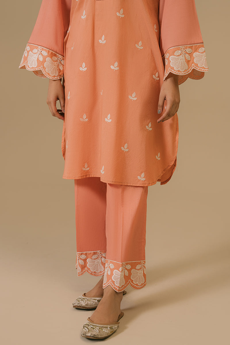 IRIS 2-Piece Cambric Embroidered Suit Set for Women - Elegant Traditional Outfit for Weddings, Parties & Special Occasions