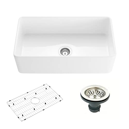 Sink + Polished Chrome Grid & Drain