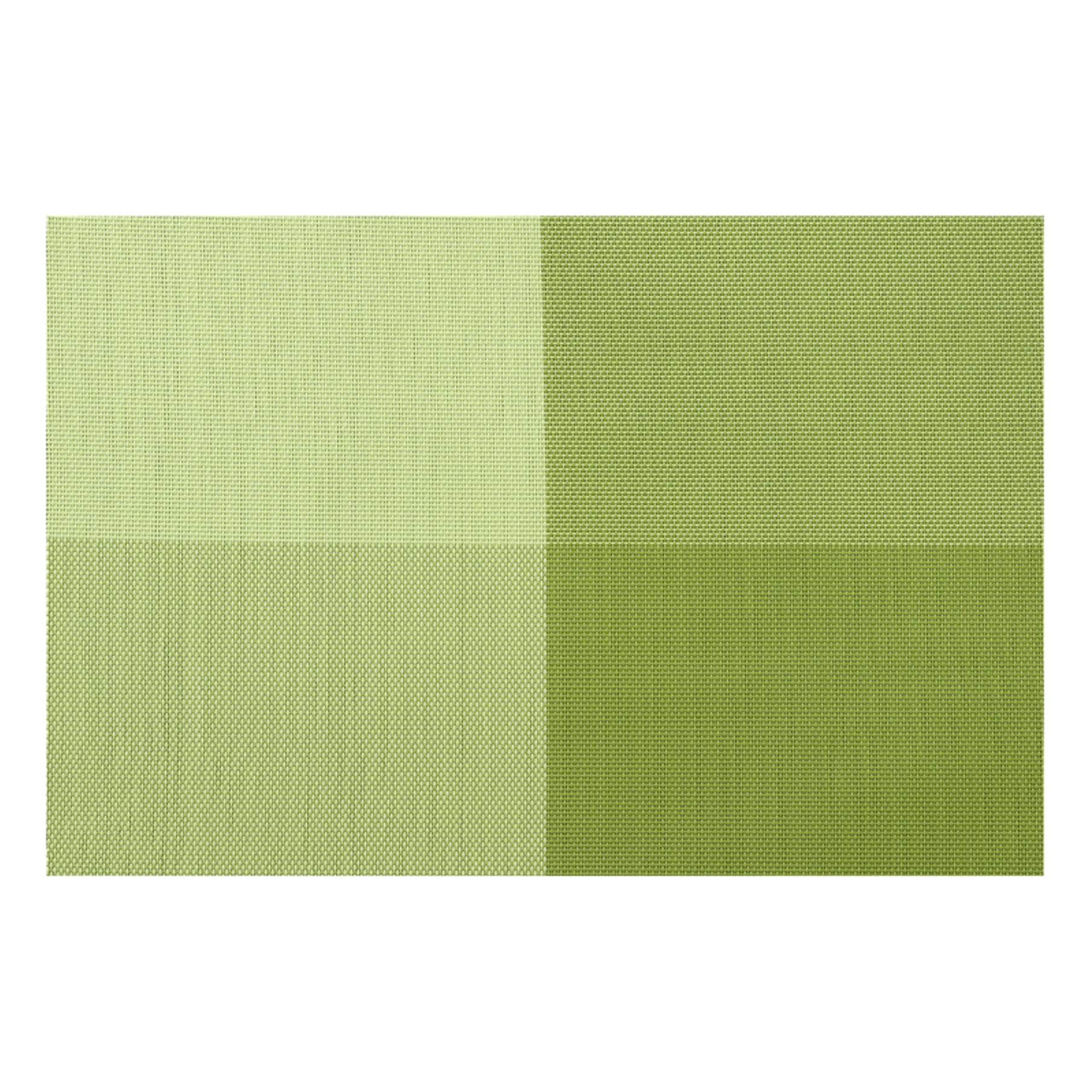 8-Pack Green PVC Fabric Rectangular Placemats 12