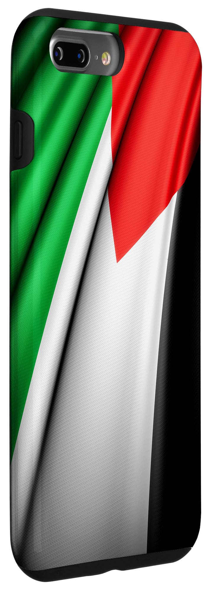 Premium iPhone 7 Plus/8 Plus Case with Wrinkled Palestine Flag Design - Durable Protective Cover for Daily Use, Travel & Gift Giving